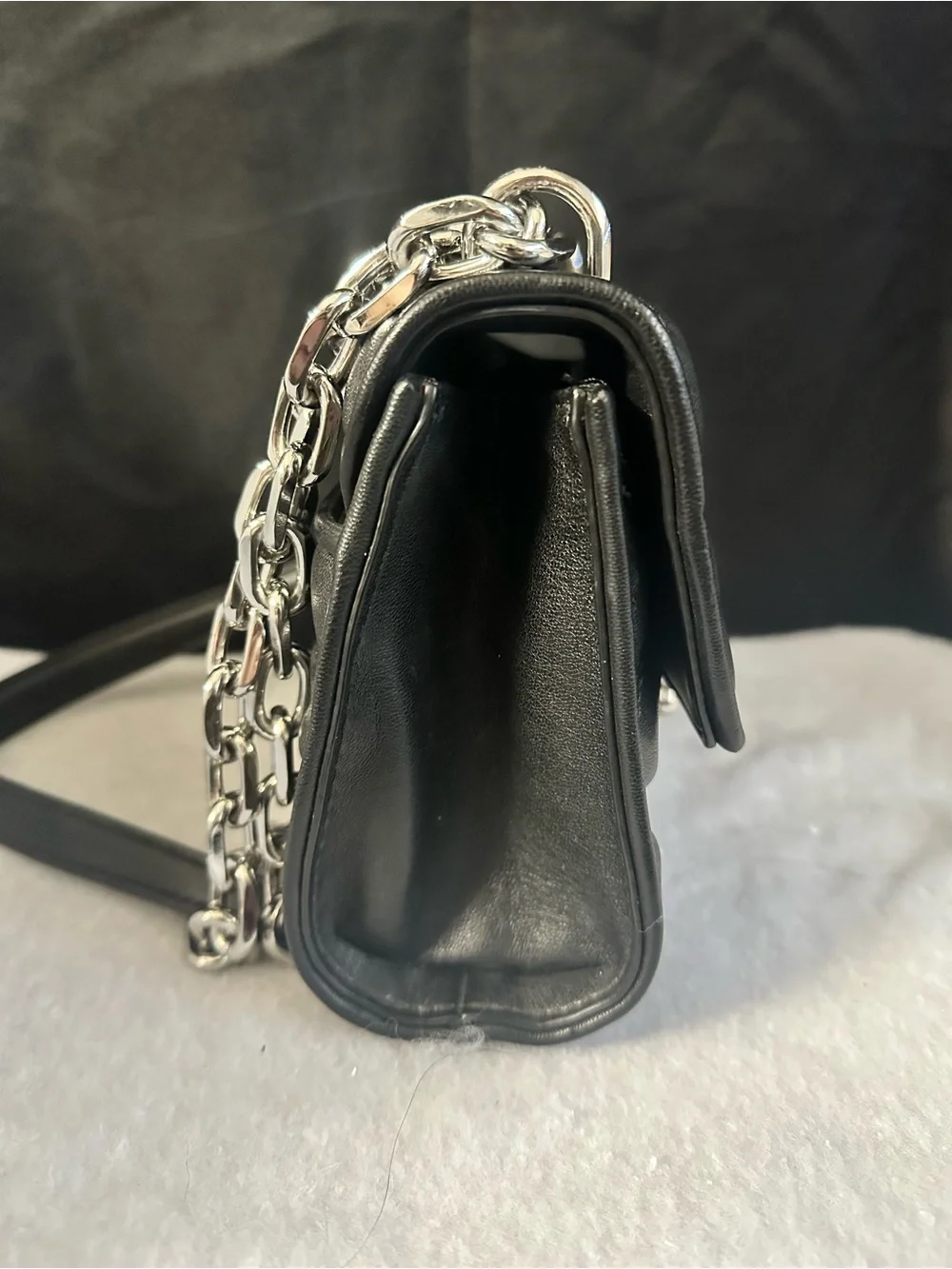 Michael Kors Quilted Black Chain Shoulder Bag